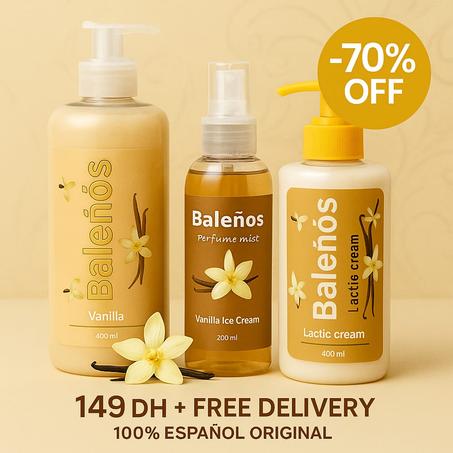 رائحة غادي تعلقي بيها من أول استعمال 💛 – Baleños Vanilla Edition 🇪🇸