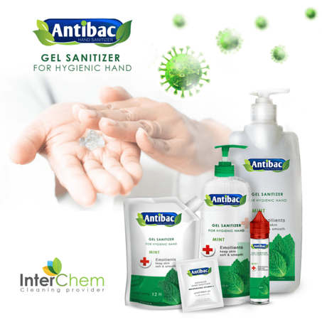 أنتيباك جيل مطهر للأيدي فعال ضد فيروس كورونا _ Antibac Gel Hand Sanitizer