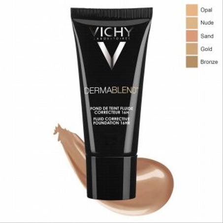 VICHY Dermablend Fond De Teint Fluide Correcteur 16h Teinte 15 Opal, 30ML