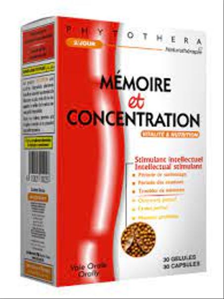 Phytothera Mémoire et Concentration, 30Gélules