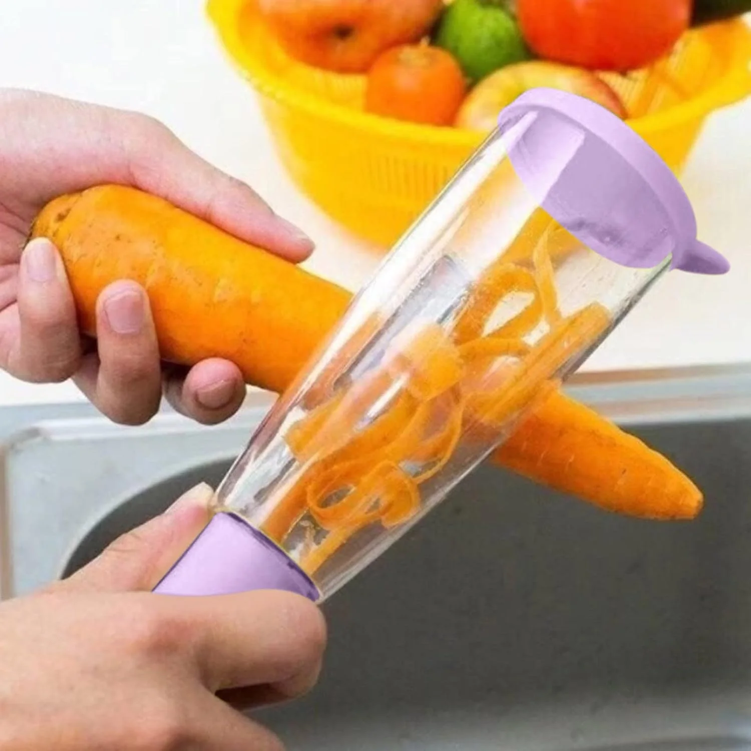 Vegetable and Fruit Peeler (Purple)