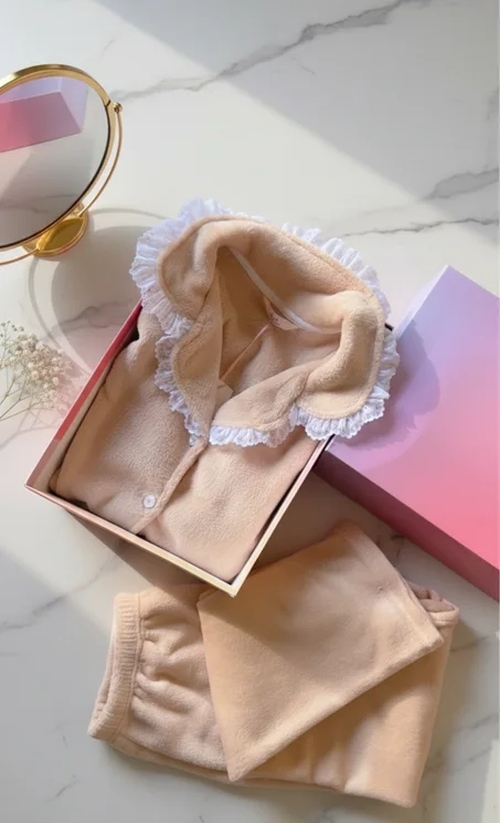 CHAUDE & CONFY PYJAMA Ref BEIGE 2PCS