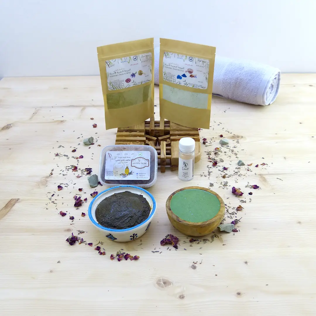 باك الحمام الملكي المتكامل (4 في 1) - سر النعومة والجمال المغربي