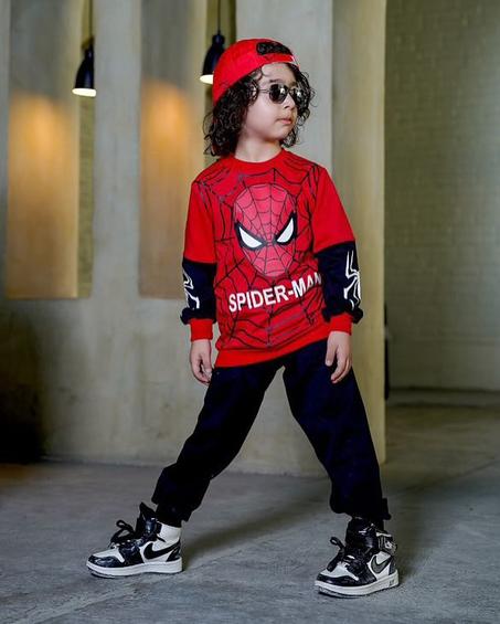 💐2024 طقم للأولاد موضة للخريف 💐 SPIDER 2