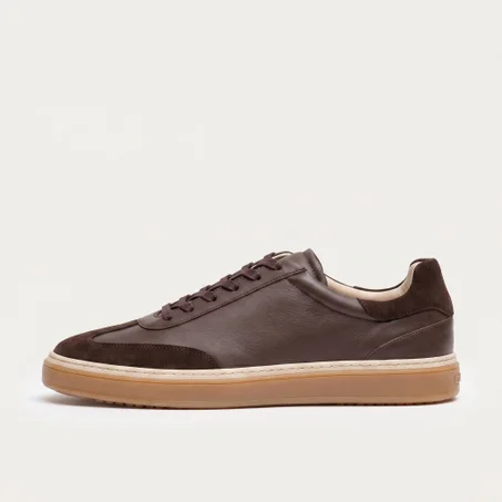 Sneakers Ligne Marron Chocolat