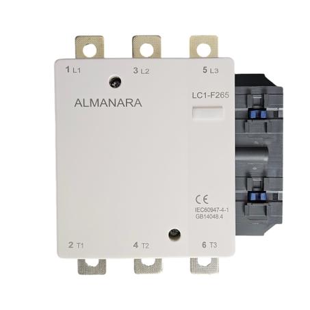 KONTAKTÖR 3 FAZ + YARDIMCI KONTAK 265 AMPER (F265-3P-220V)