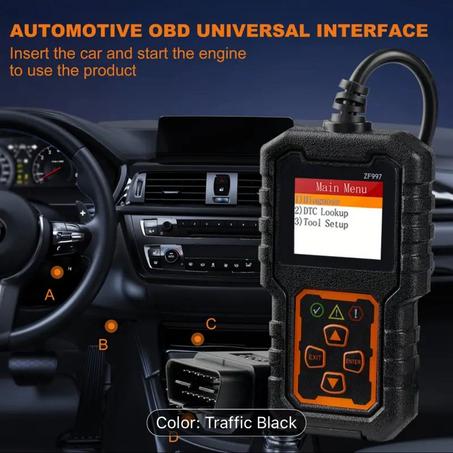 Launch obd2 هو جهاز صغير وسهل الاستخدام يمكن توصيله بسرعة بمنفذ OBD2 يمكنك الوصول إلى معلومات تشخيص السيارة وأكواد الأعطال