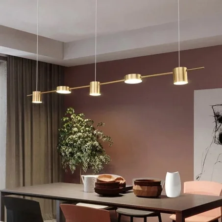 Lustre Spot Design Laiton Doré