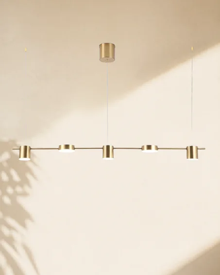 Suspension Spot Design Laiton Doré