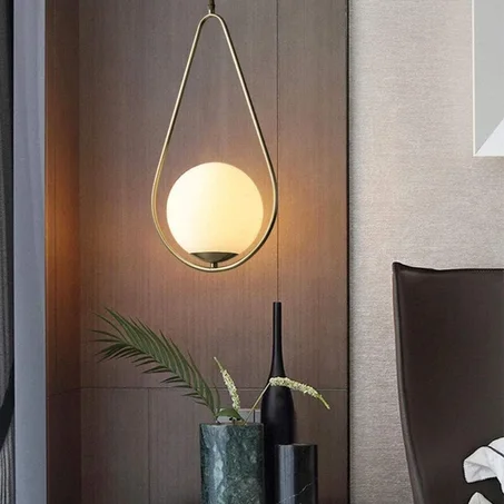 Applique Verre boule Moderne