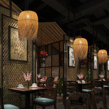 Suspension en Bambou Zen d’Asie