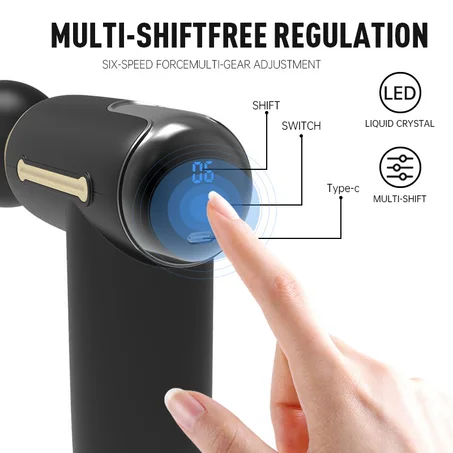 مسدس مساج محمول Mini Massage Gun لتدليك العضلات – قابل للشحن