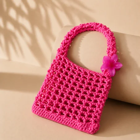 Crochet Mini Tote Bag