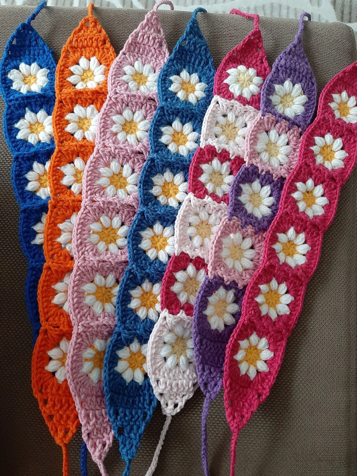 Handmade Crochet Daisy Headband 🌼