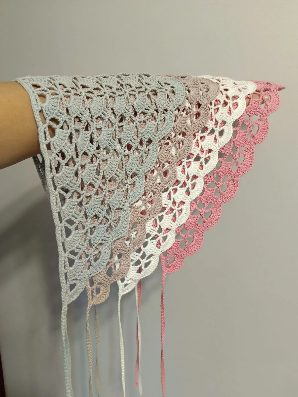 Elegant Lace Crochet Bandana 🌸