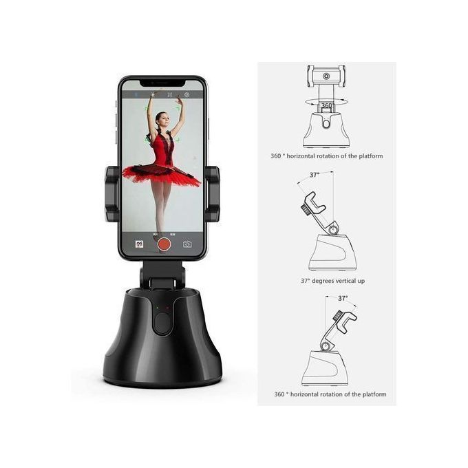 Apai Genie Suivi automatique du visage et des objets Support de caméra de tir intelligent Caméra Cature 360 ​​°