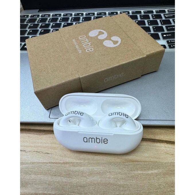 Ambie Écouteurs sans fil bluetooth vec microphone HD sound earcuffs
