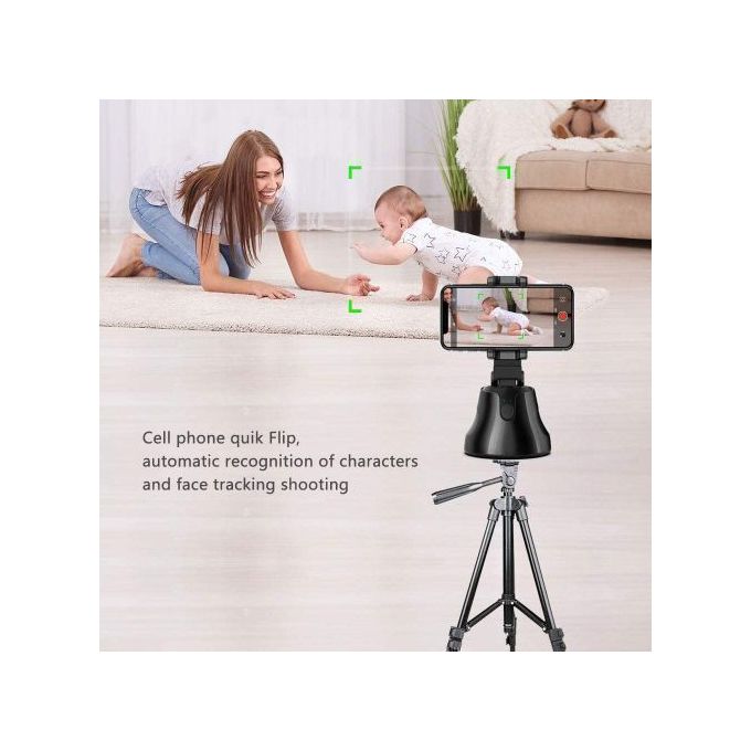 Apai Genie Suivi automatique du visage et des objets Support de caméra de tir intelligent Caméra Cature 360 ​​°