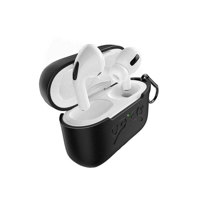 Coque protection en silicone pour Airpods Pro 3 pochette Noir