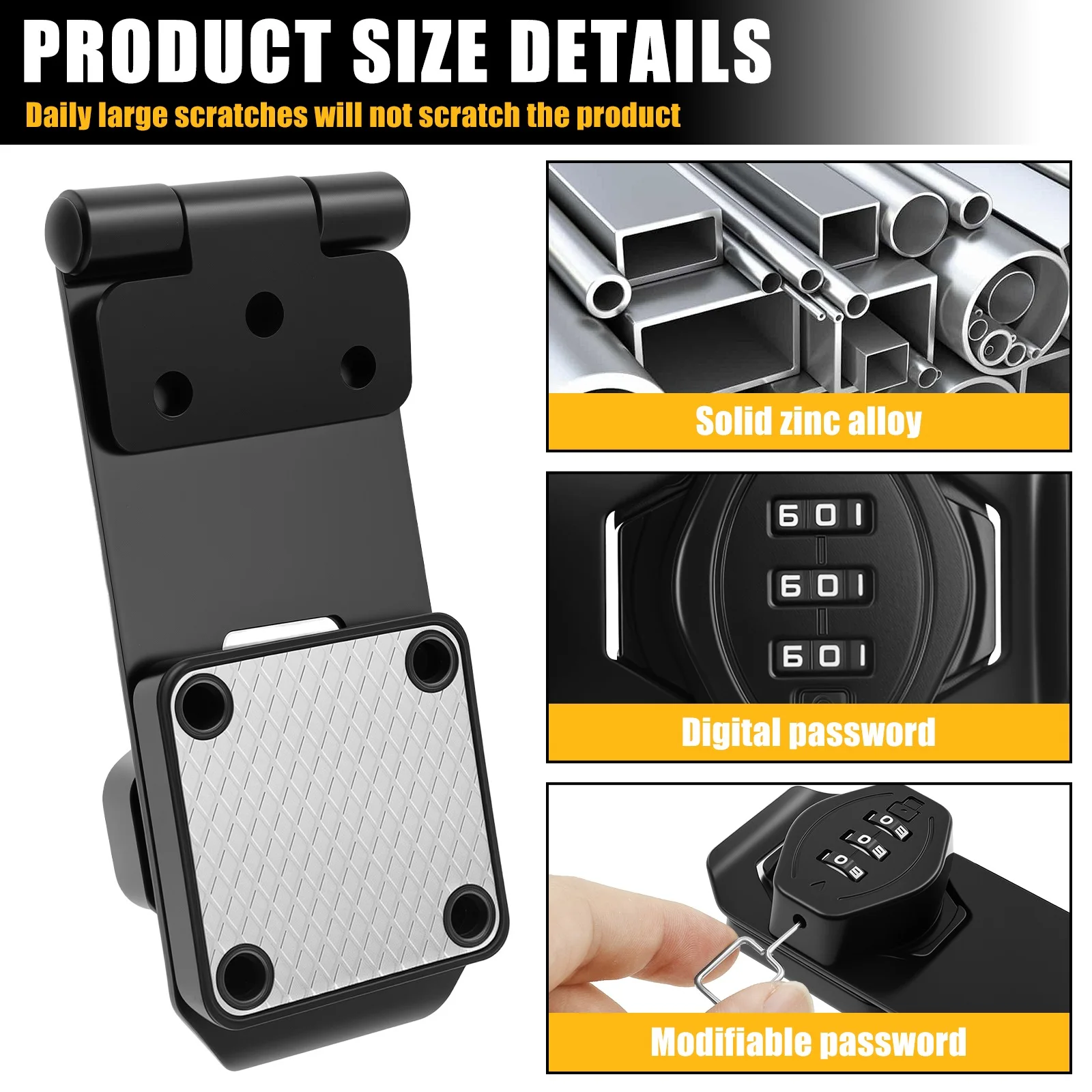 قفل خزانة بكلمة مرور