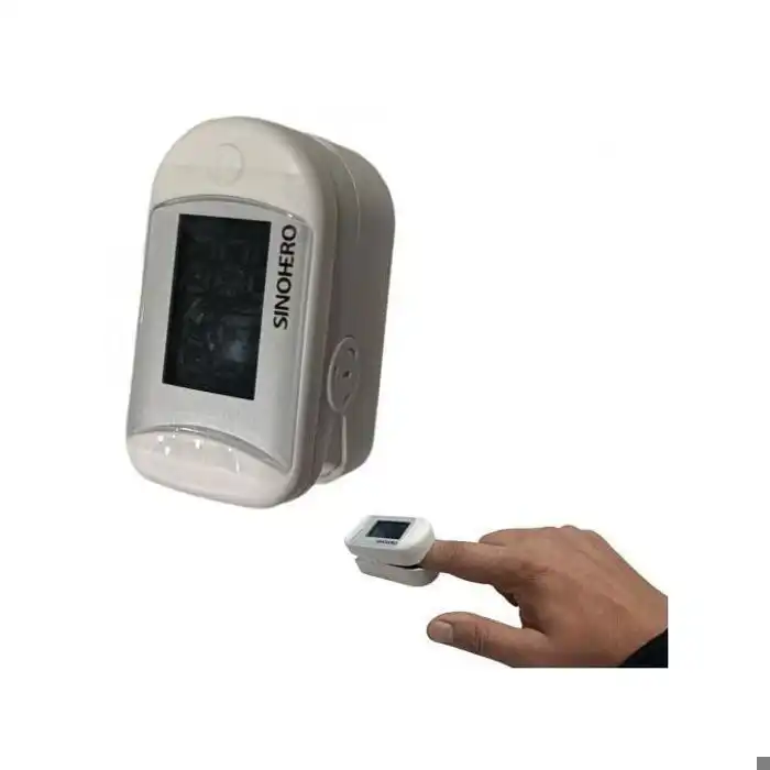 SINOHERO Oxymètre de Pouls, Mesure le taux de Saturation en Oxygène et la fréquence cardiaque