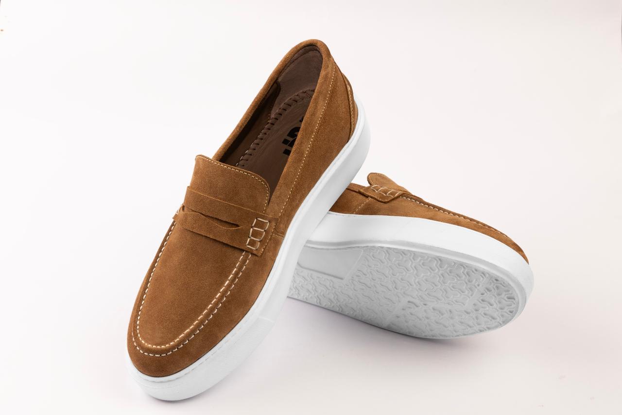 CASUAL MOCASSIN EN DAIM ORIGINAL