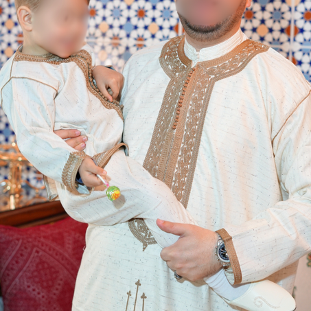 طقم الأبوة + بلغة هدية 🎁 (اللوزي)