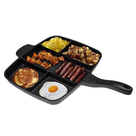Ultimate Frying Pan 5 in 1 Divided Grill Skillet