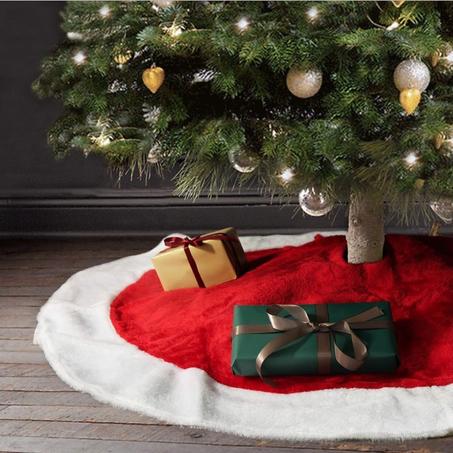 Plush Christmas Tree Skirt