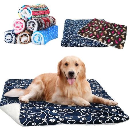 Winter Dog Bed Cushion Blanket