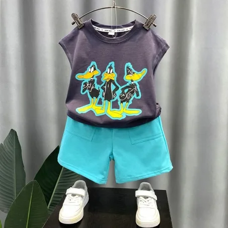 طقم صيفي من القطن