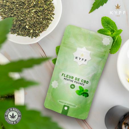 Infusion de fleur de CBD à la menthe