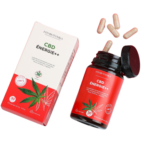 CBD ÉNERGIE++ - Boite de 30 gélules