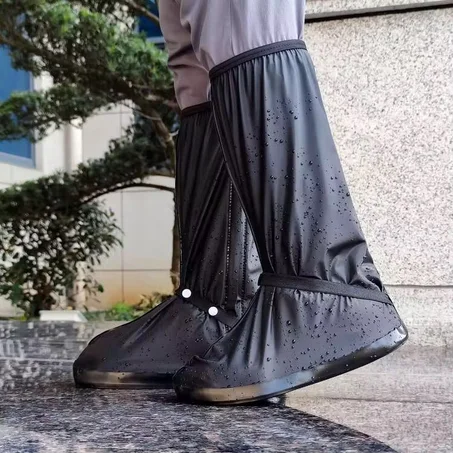 Couvre-chaussures de voyage en PVC antidérapants et imperméables