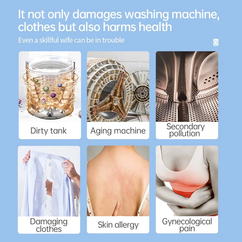 poudre de nettoyage pour le réservoir de  machine à laver