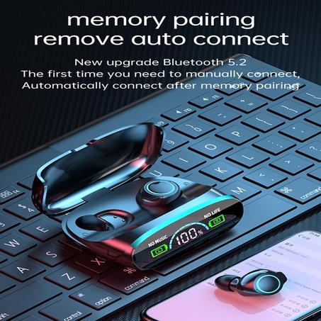 باور بانك Earldome 10000mAh  + Airpods M38  لصوت نقي ومزاج عالي