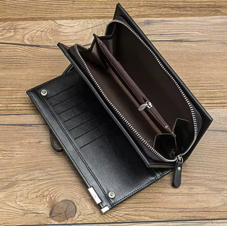 Baellerry Wallet Leather - محفظة فاخرة للرجال
