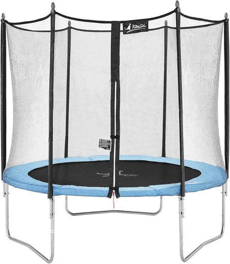 Trampoline avec filet FUNNI 360m Bleu Glacier