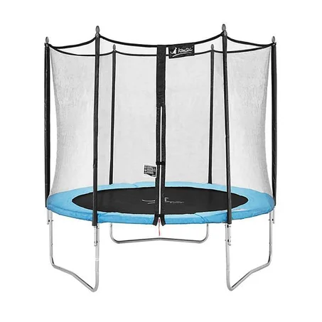 Trampoline avec filet FUNNI 250 Bleu Glacier