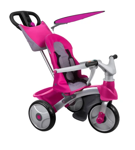 TRICYCLE BABY TRIKE EASY EVOLUTION ROSE
