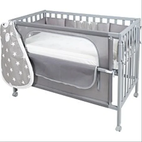 ROBA Berceau Cododo "safe asleep®" 3 en 1 + Matelas + Tour de lit et Gigoteuse Gris
