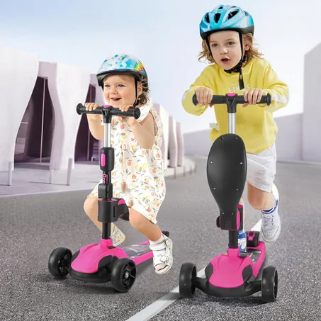 Trottinette évolutive Skootie Neon Pink