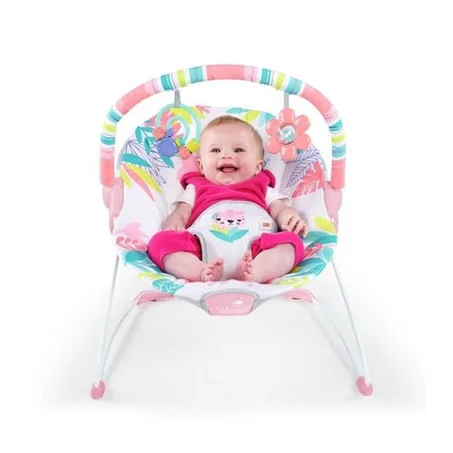 BRIGHT STARTS Transat bébé vibrant Flamingo Vibes