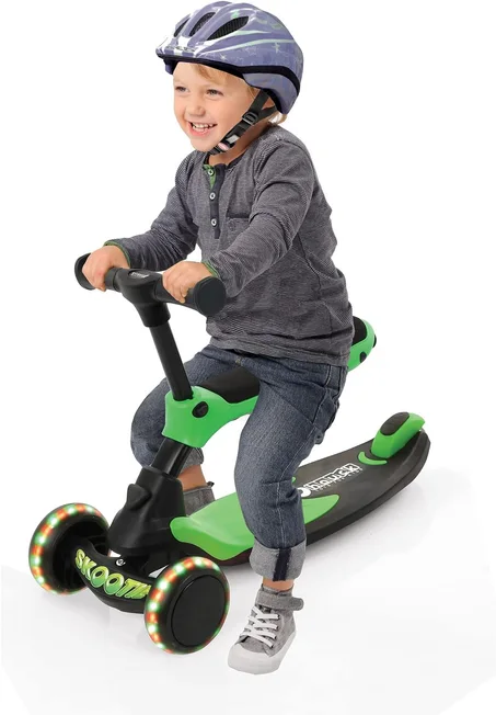 Trottinette évolutive Skootie Neon vert