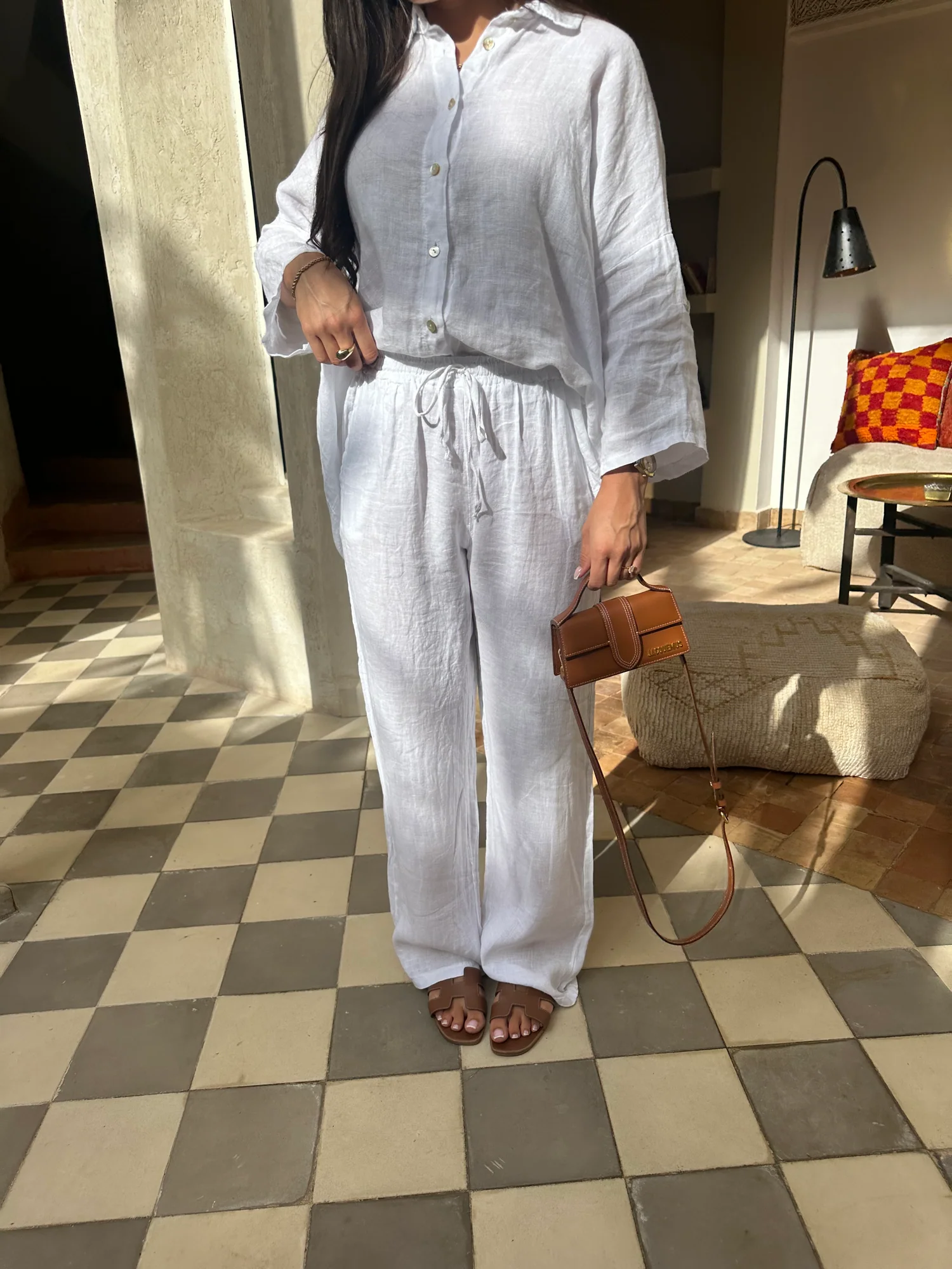 KIM Linen white Ensemble