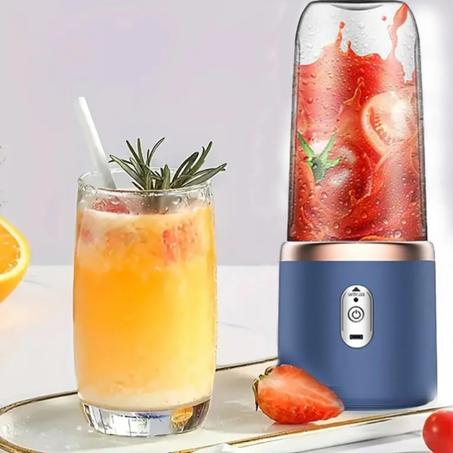 خلاط كهربائي محمول أزرق