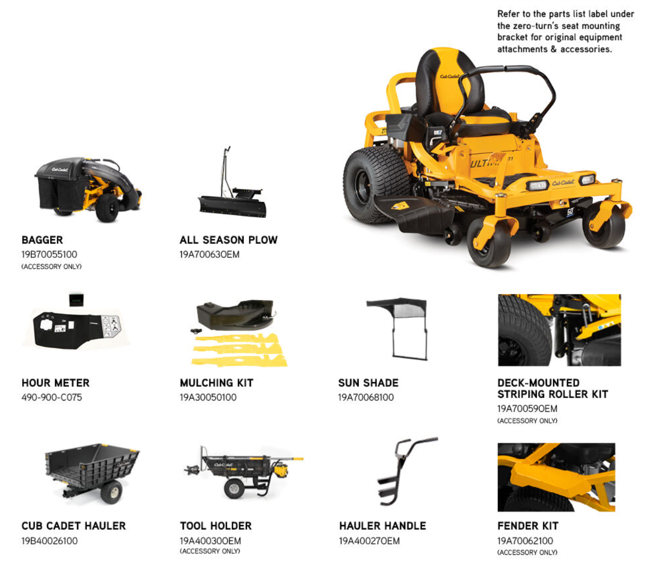 Cub Cadet Ultima Series™ ZT1 50 Zero Turn Mower