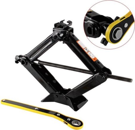 كريك السيارات مع المفتاح