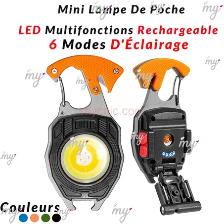 TORCHE PORTE CLE 6 IN 1