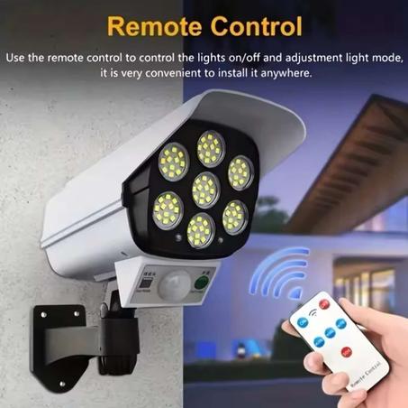 مصباح الطاقة الشمسية على شكل كاميرا